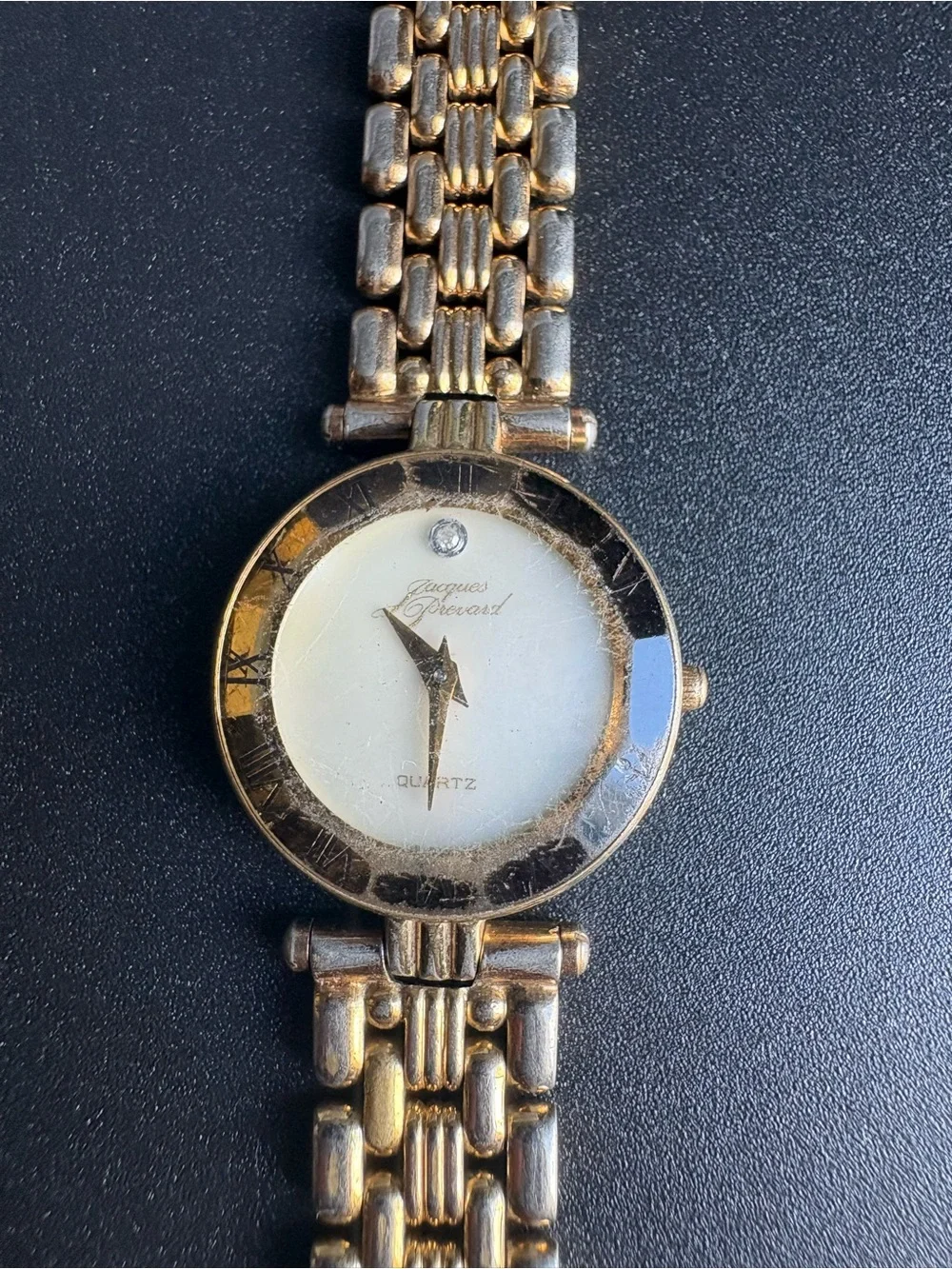 Jacques Piccard Gold-Tone Women's Quartz Bracelet Watch